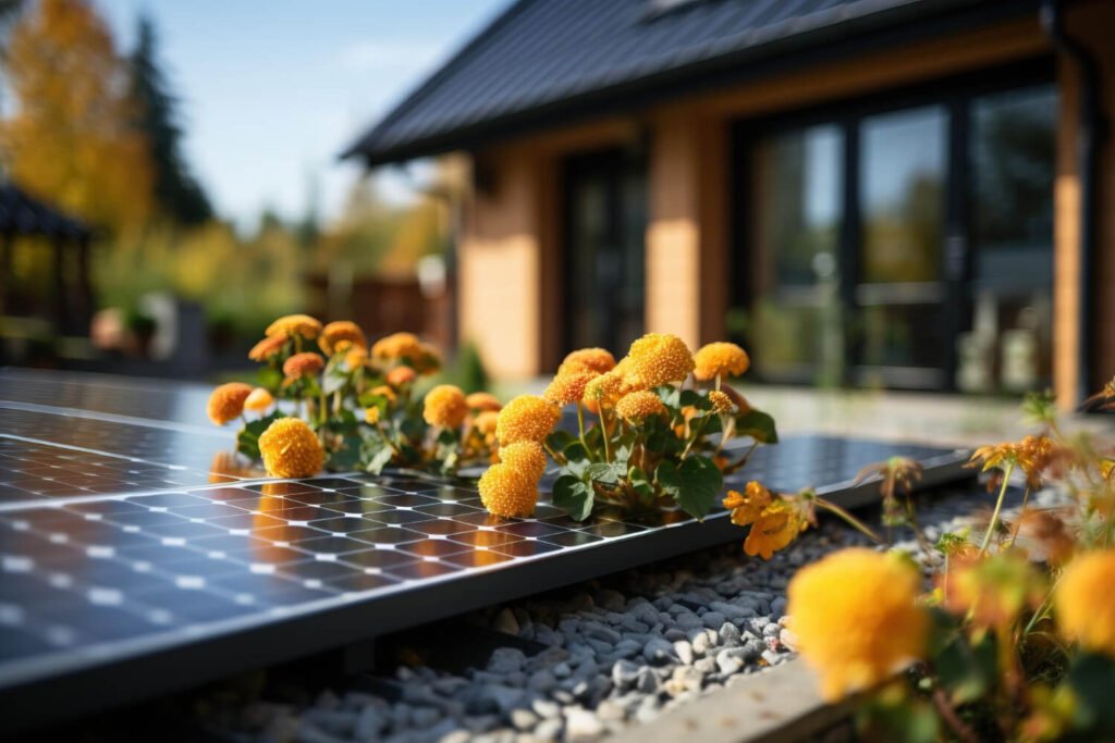 Zonnepanelen in de tuin verzekeren